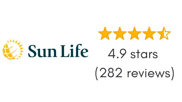 Sun Life provider reviews: 4.9 stars (282 reviews)